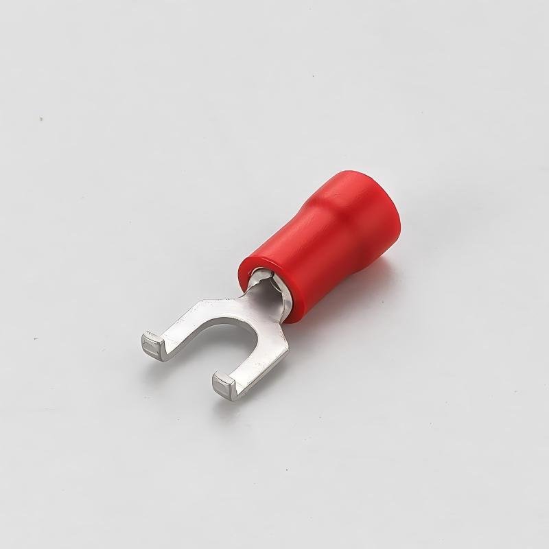 VINYL-INSULATED DOUBLE CRIMP FLANGE SPADE TERMINALS（FSD SERIES）