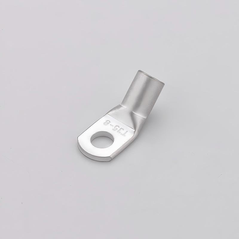 OBLIQUE ANGLE PEEPHOLE COPPER TUBULAR LUGS(T45 SERIES)